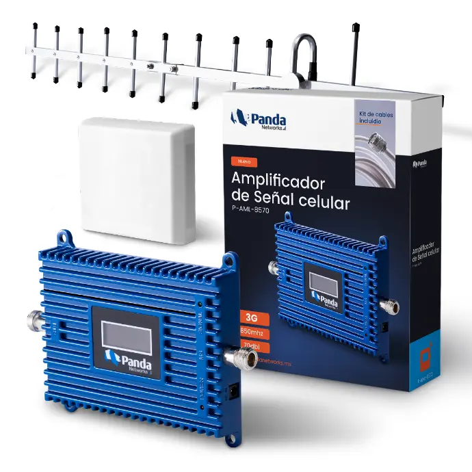 Kit amplificador de señal celular 850 MHz 70 dBi