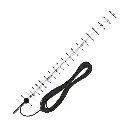 Antena yagi de 40 elementos 20M RG11 N macho