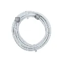 Cable coaxial RG6 12M N macho a N macho blanco